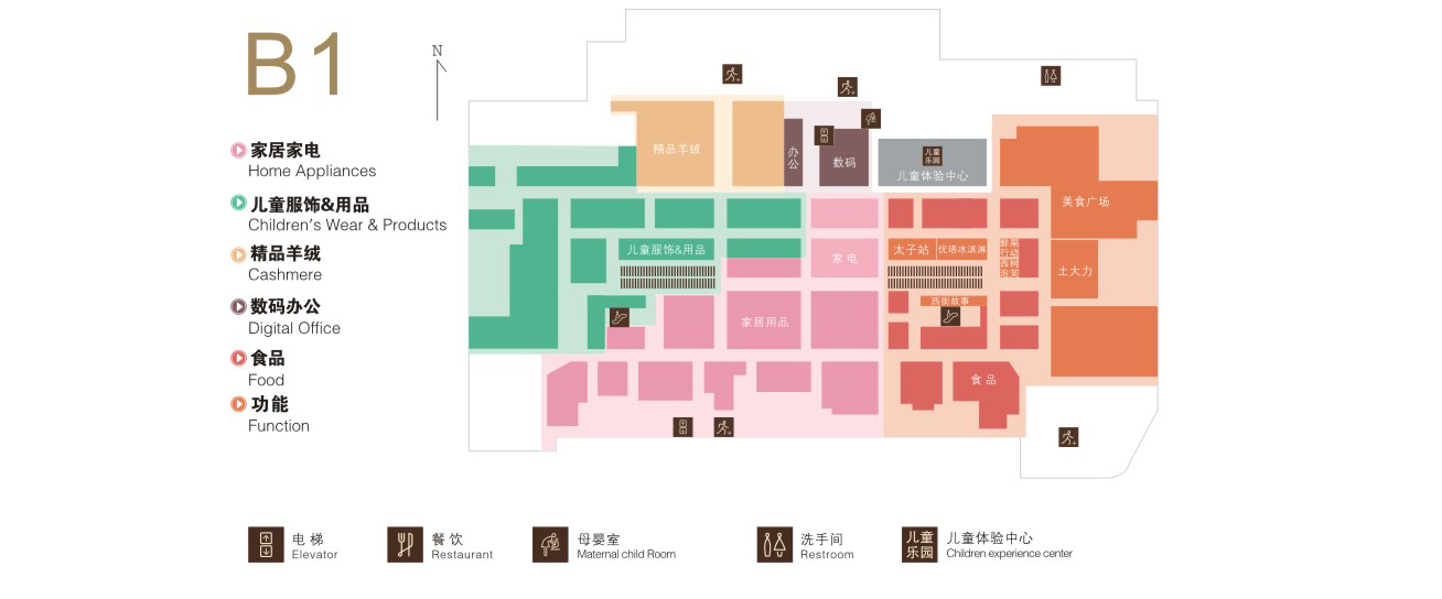 楼层向导_王府井百货